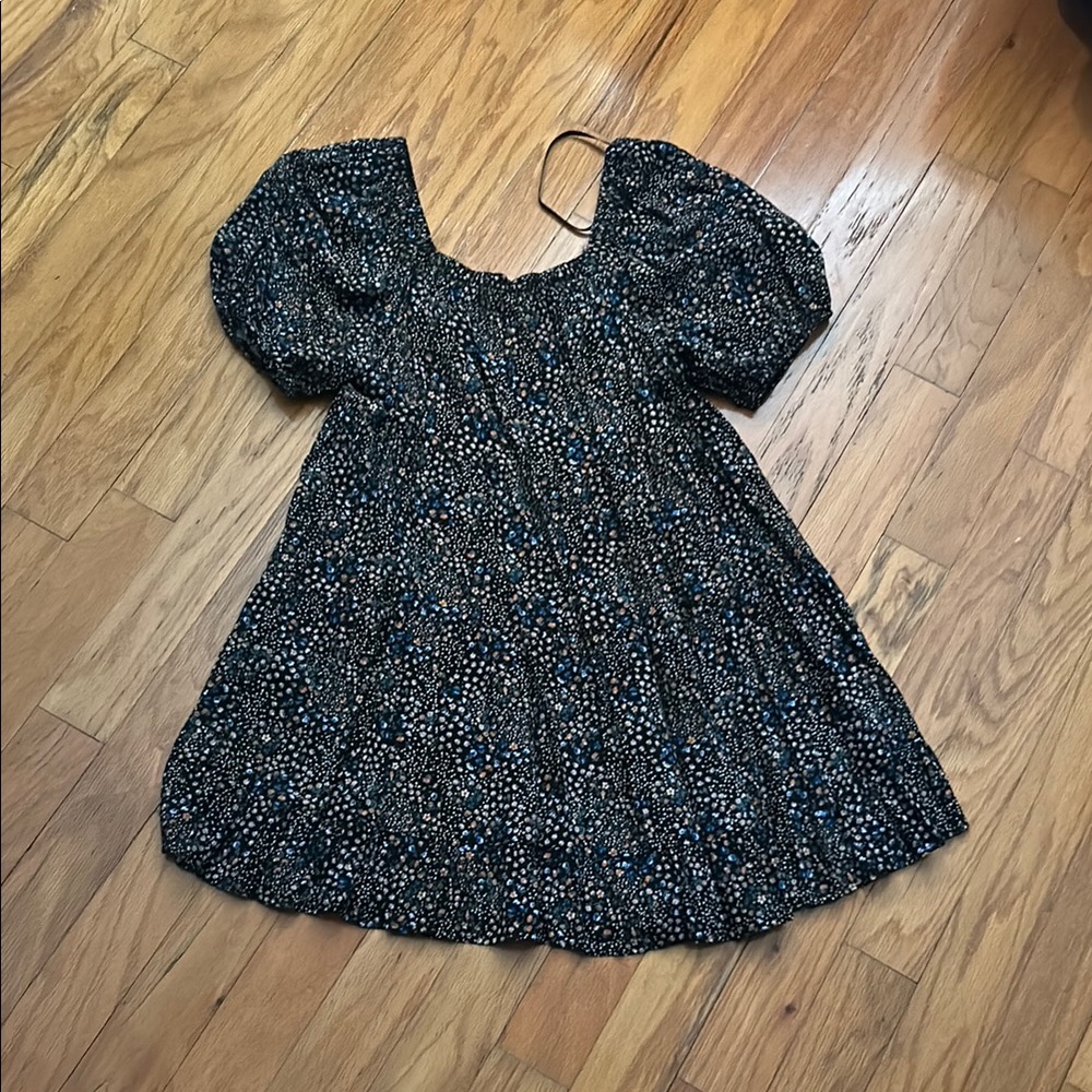 Stylish Black and Blue Women’s Dress